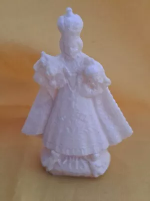 Vintage Infant Of Prague Statue 3  Cream Plastic • $5.95