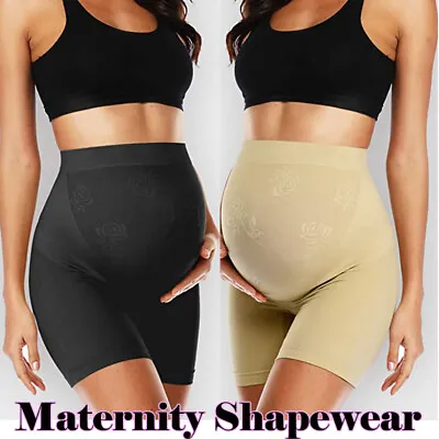 £9.79 • Buy Maternity Pregnancy Panty Belly  Adominal Support Shapewear Underwear Soft Short