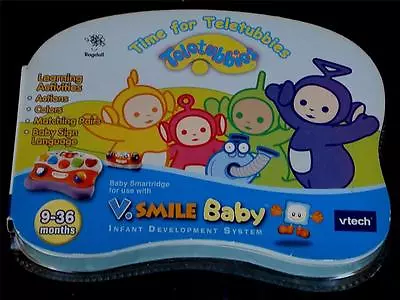 NEW Vtech Vsmile Cartridge: Time For Teletubbies - 9-36 Months  BRAND NEW • $11.99