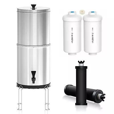 13L Countertop Gravity Water Filter System | Like Berkey | Fluoride | Save £290+ • £239.99