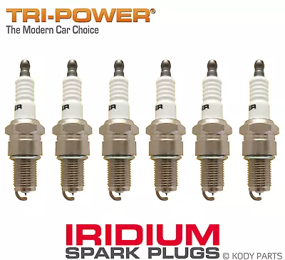 IRIDIUM SPARK PLUGS - For Toyota Cressida 2.8L 6 Cyl MX73R (5MGE) TRI-POWER • $74.91