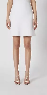 $200 • Buy Scanlan Theodore White Crepe Knit Skirt