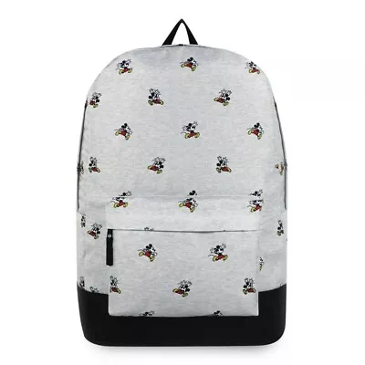 NWT Disney Store Mickey Mouse Backpack School Adult Bluish Gray • $22.73