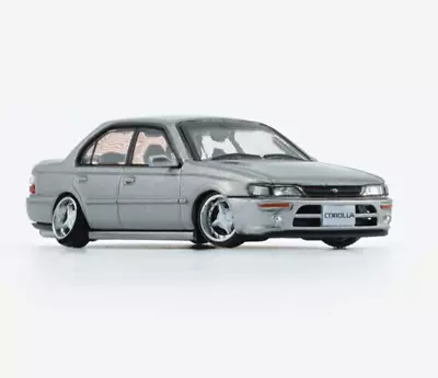 BM Creations 1996 Toyota Corolla AE100 - Grey - LHD 1:64 Diecast Car 64B0333 • $18.99