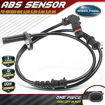 ABS Wheel Speed Sensor For Mercedes-Benz SL500 SL55 AMG SL550 SL600 Front LH/RH • $12.99