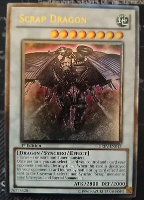 Scrap Dragon DREV-EN043 Ultimate Rare 1st Edition Yugioh NM • $250