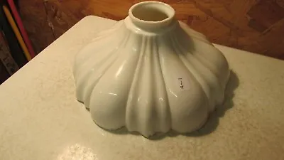 Antique Industrial Light Shade- Milk Glass- 4-1 • $28.99