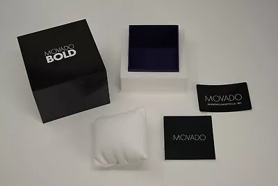 Movado Bold Black/white Single Slot Presentation Watch Box • $12.99
