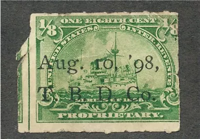 RB 20    ..T. B. D. CO.  Aug. 10 '98   Cancel............................160064 • $9.99