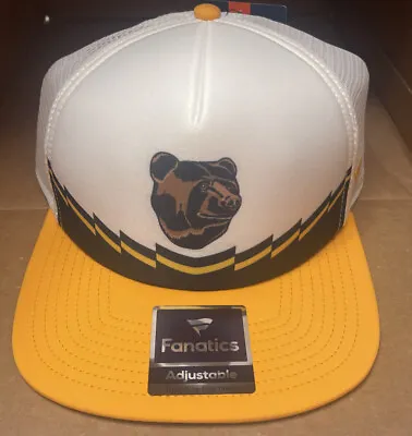Boston Bruins Pooh Bear Reverse Retro Trucker Hat SnapBack Fanatics • $24.95