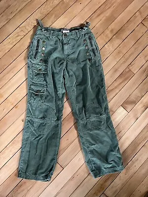 Da-Nang Army Green Cargo Pants Size Xs. Studded  • $50