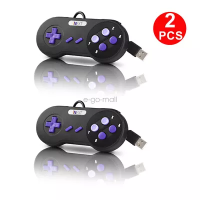 2Pack SNES USB Controller Game Pad Joystick For PC MAC Linux Raspberry Pi 3 • $8.99