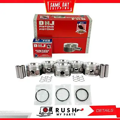 92-02 Piston And Ring Kit For Volkswagen Corrado 2.8L V6 SOHC 12v DNJ PRK815 • $202.29