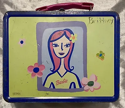 1999 Kids Barbie Metal Lunch Box My Special Things No Thermos • $14