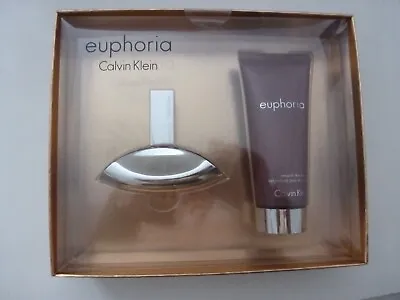 Calvin Klein Euphoria Eau De Parfum Set 3.4 Oz & Body Lotion • £39.99