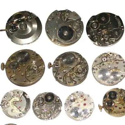 1Pc Steampunk Watch Movement Parts Gears Cogs Wheels Assorted Lot FAW Prof • $1.95