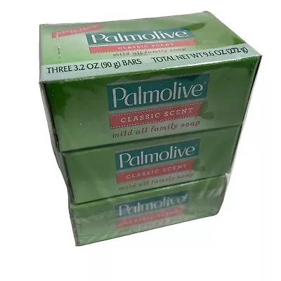 Mild Hand Body Soap Palmolive Classic Scent Pack 3 Bars U • £12.29