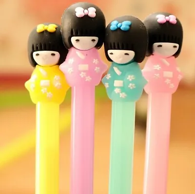 £2.50 • Buy Cute Kimono Japanese Girl Doll Gel Pen  School Stationery Gift Party Bag Filler