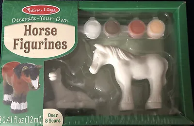 Melissa And Doug Horse-Decorate Your Own Figure. #8867. Horse Figurines. Paint. • $10
