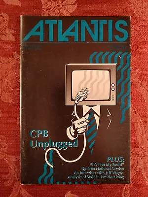 Rare ATLANTIS Magazine April May 1995 Jeff Wayne Michael Hurd C A Wolski • $24