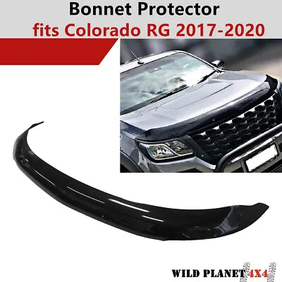 $93.50 • Buy Bonnet Protector Hood Guard Fits  Holden Colorado 2017-2020 Black Tinted