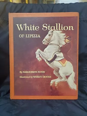 White Stallion Of Lipizza By Marguerite Henry 1964 1st Printing Illustrated HC • $10.95