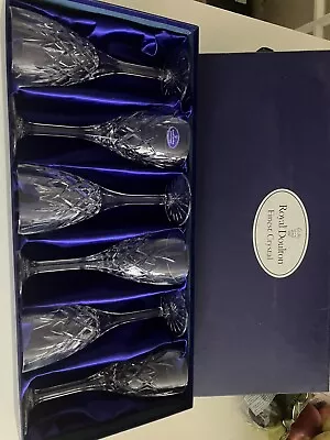 £50 • Buy Royal Doulton Cicant Wine Glasses