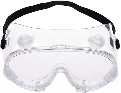 Safety Goggles Over Glasses Lab Eye Protective Eyewear Clear Lens- SINGLE PIECE • $6