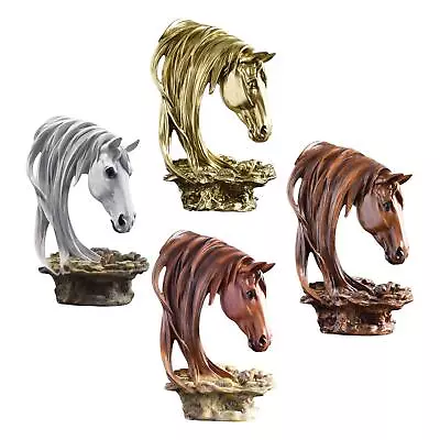 Horse Head Statue Ornament For Centerpiece Living Room Home • £24.82