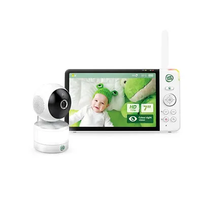 LeapFrog LF920HD 7 Inch HD Video Baby Monitor Soothing Sound Lullabies White • £125.99