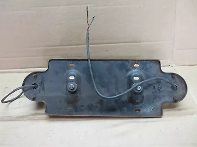 Vintage MG MGB Midget Triumph Rear License Plate Bracket Reverse Lights    G13 • $55.20