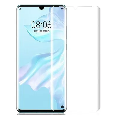 Film Tempered Glass Curved For Huawei P30 Pro Slide Protection Display 3D • $12.29