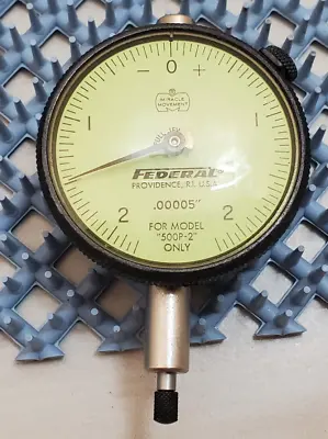 MAHR FEDERAL Dial Indicator Full Jeweled  .00005 For Model 500P-2 • $89.95