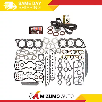 Head Gasket Set Timing Belt Kit Fit 86-93 Infiniti Nissan V6 3.0 SOHC 12V VG30E • $117.95