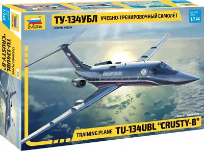 Zvezda 1/144 Tupolew TU-134 UBL Training Plane (NATO Code Crusty-B) Plastic Mode • $38.99