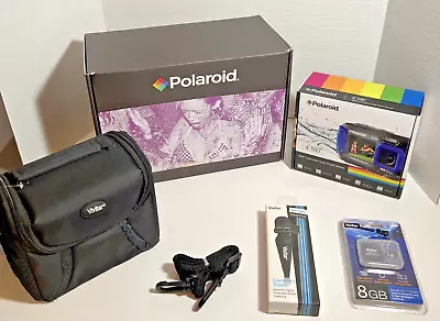 POLAROID CAMERA IE090 18MP UNDERWATER DIGITAL Vivitar Camera Bag & Accessories • $34.49