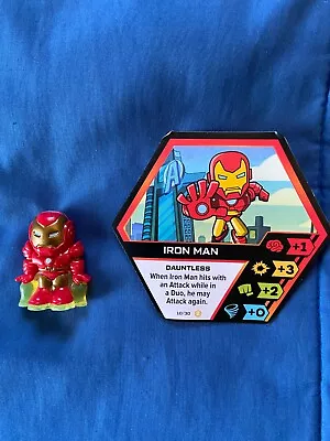 Marvel Battle World Series 2 Iron Man Figure (Opened) *NEW* Nn1 • $11.99