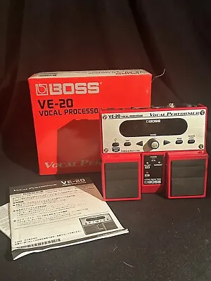 Boss VE-20 Vocal Performer Vocal Effects Pedal P-24128 • $225