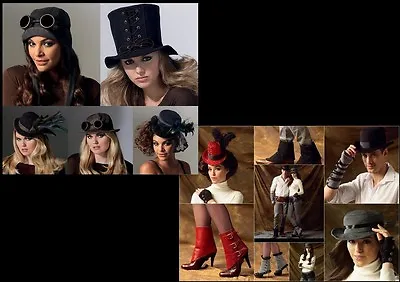 OOP McCalls Steampunk Accessories Hats Spats Gloves Sewing Pattern You Pick New • $9.99