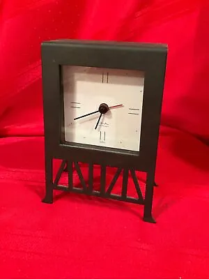 Michael Graves Wroght Iron  Table Desk  Alarm Clock Quartz Movement Running Well • $18