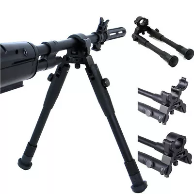 8  To 10  Barrel Clamp-on Adjustable Foldable Hunting Rifle Bipod For Rifle • £21.99