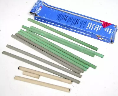 Lot Of 10 Sanford Machine Eraser Strips ~ 6 Green & 4 Dark Gray (Bin 21) • $22.95