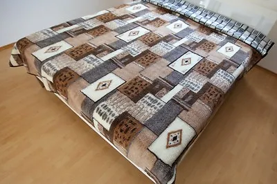 £49.55 • Buy Wool Blanket Bedspread Throw Sofa Blanket Cover 100% Merino Wool Made IN Germany