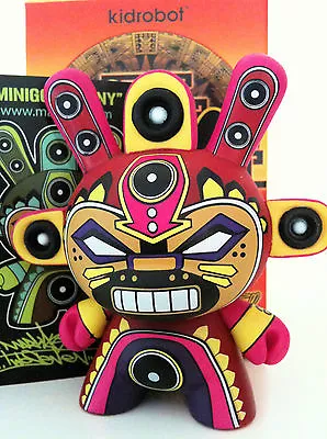 Dunny 3  Azteca 2 Series Marka27 Minigod Pink Exclusive Kidrobot 2011 Toy Vinyl • $55.99