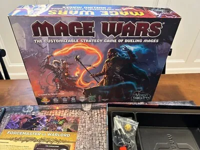 Mage Wars Board Game With Forcemaster Vs Warlord Expansion Unplayed Card Game • $15
