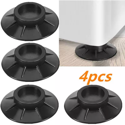 Washing Machine Support Mat Anti-Vibration Leg Stopper Foot Pad Feet Pads X 4PCS • £5.57