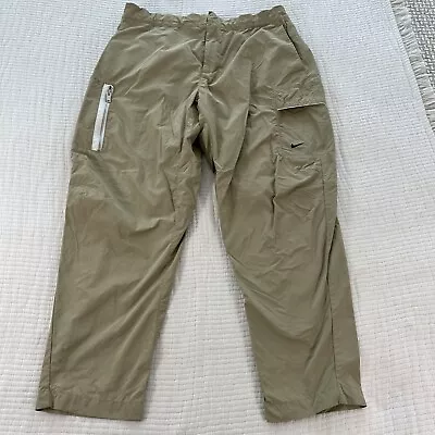 Nike Pants Mens 36 Brown Tan Sportswear Style Essential Utility Cargo Tapered • $34.88