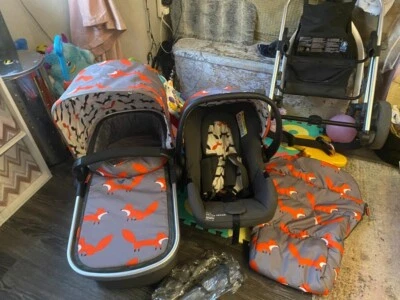 £50 • Buy Baby Pram 3 In 1 Travel System Used