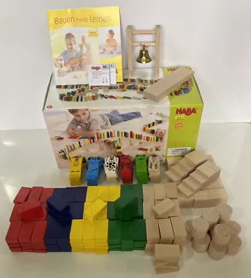 Haba Purzelklötze Wooden Domino Race Blocks Learning Toy • $35