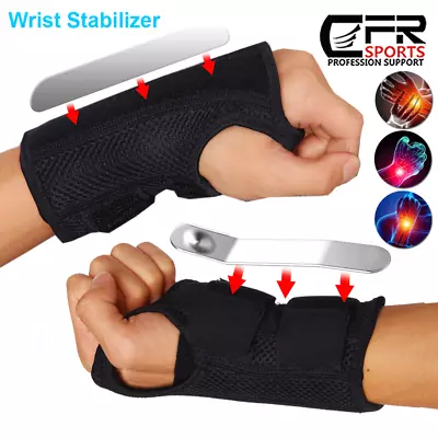 Carpal Tunnel Wrist Brace Night Sleep Wrist Support Wrist Splint Pain Men Women • $10.99